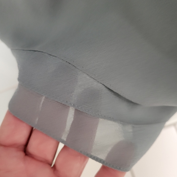 Miller Shor Vintage 2 Piece 100% Silk Crape Skirt and Top Size 8 - Picture 8 of 10